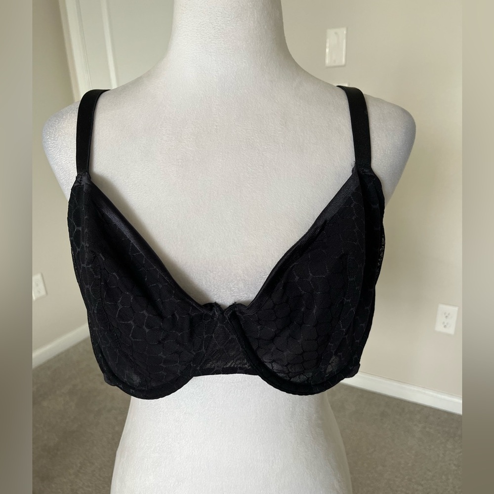NWOT Savage by Fenty Black Bra Size 38DDD